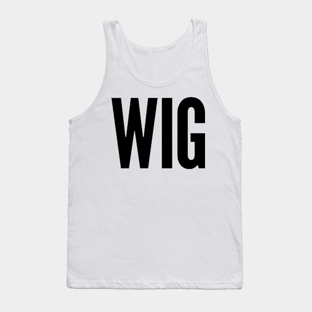 Wig Slang Tank Top by xesed